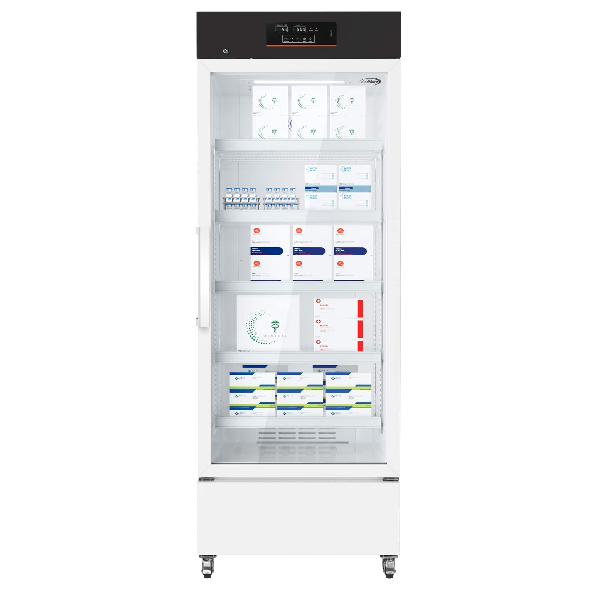 Koolmore - 15 cu. ft. Medical Pharmacy Refrigerator With Multi-Level Emergency Alarms, UL Listed (KM-PHR-15C) - White