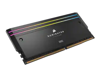 CORSAIR Dominator Titanium 64GB (2 x 32GB) DDR5 6000 (PC5 48000 CORSAIR Dominator Titanium 64GB (2 x 32GB) DDR5 6000 (PC5 48000