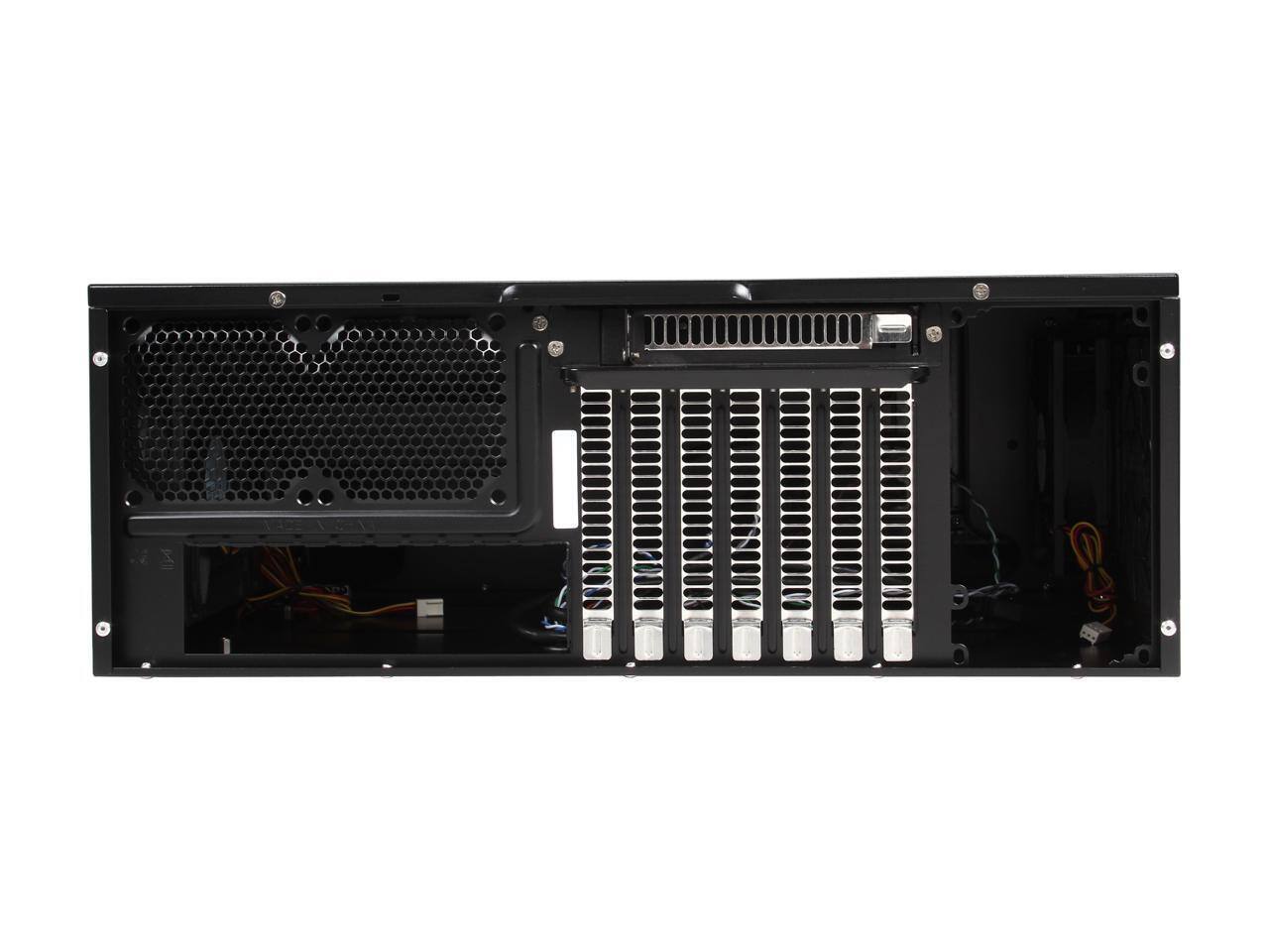 Alt View 5. SilverStone - SILVERSTONE Grandia Series GD10B Aluminum HTPC for ATX / Micro-ATX / SSI-CEB Computer Case - Silver.