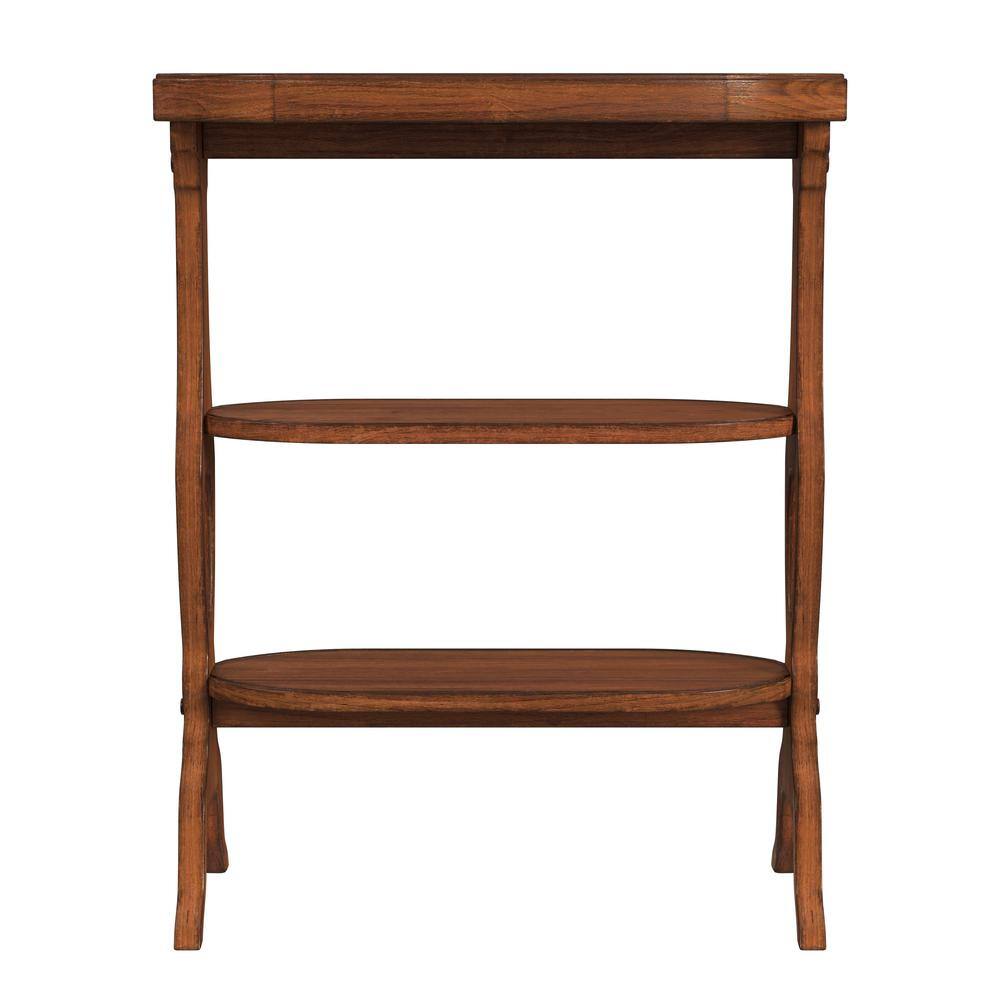 Back. Butler Specialty - Hadley Side Table - Medium Brown.