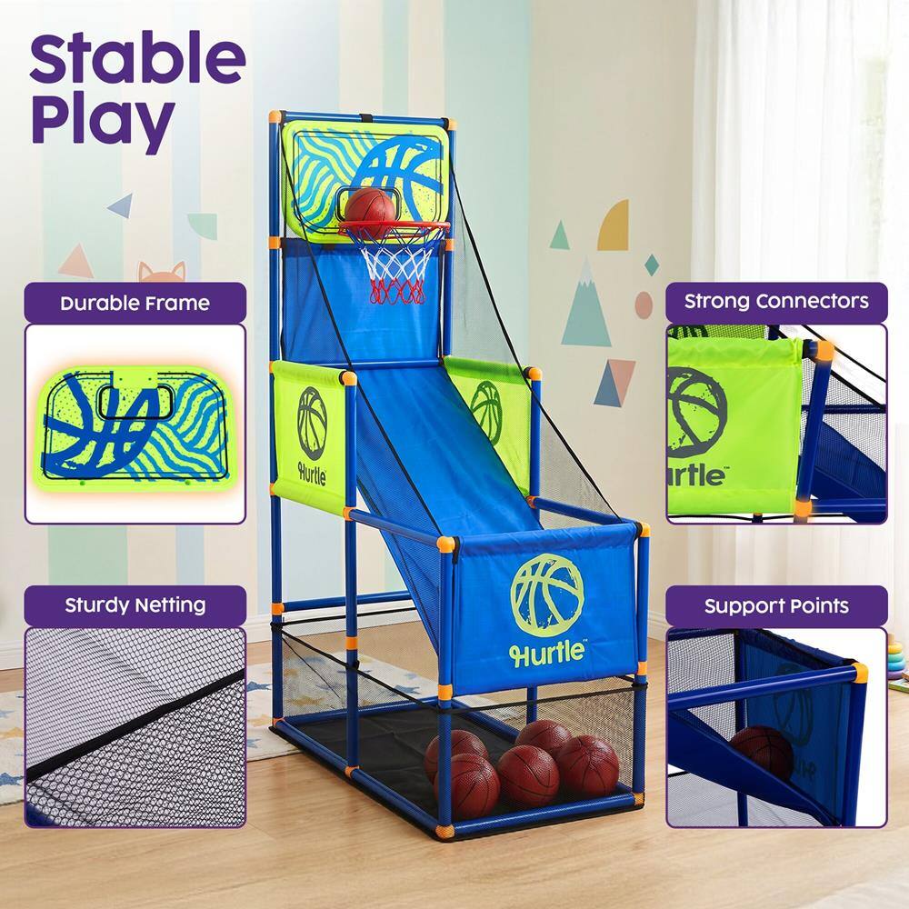 Stable Play  
Durable Frame  
Strong Connectors  
Sturdy Netting  
Support Points
