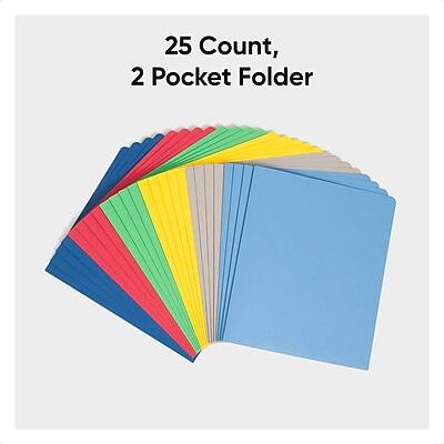 25 Count, 2 Pocket Folder