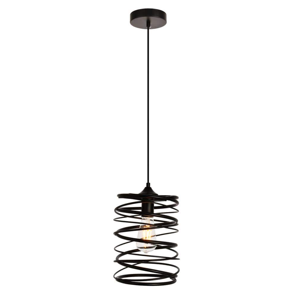 Living District - Hopper Collection Pendant D7.9 H11.8 Lt:1 Finish - Black price history on PriceWatchPro