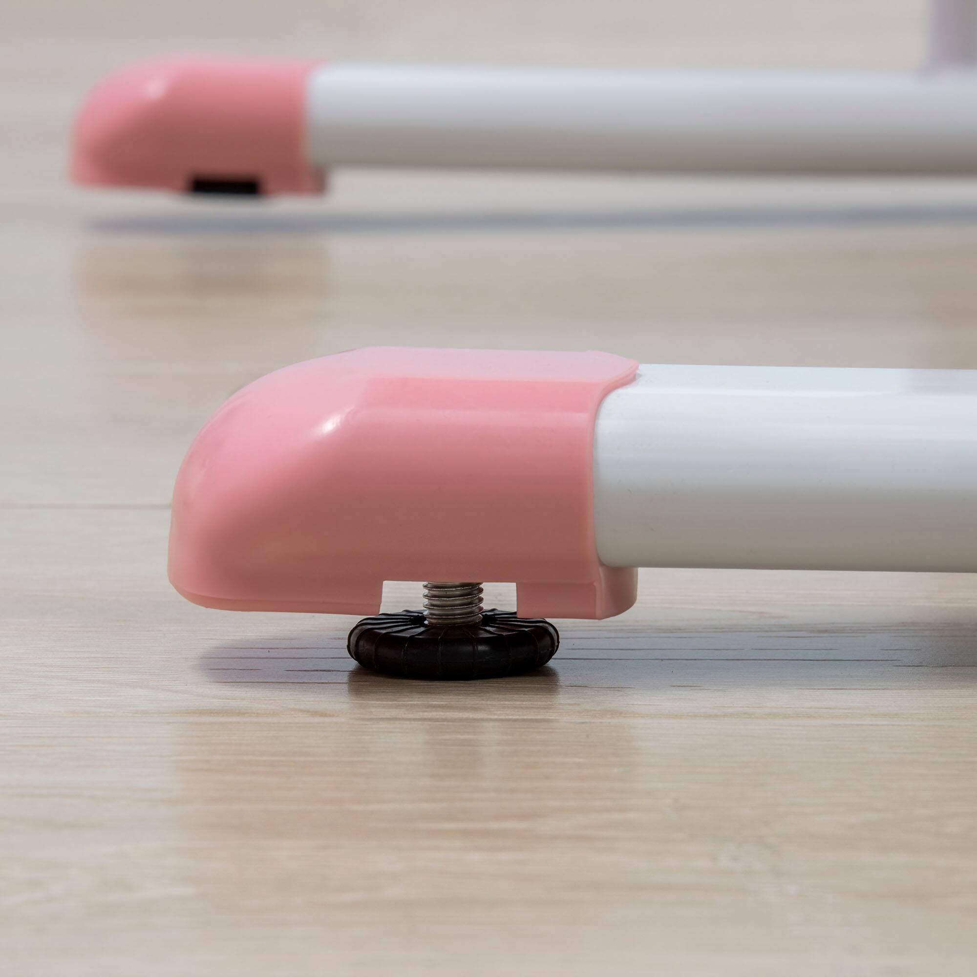 Alt View 5. Qaba - Wooden Kids Study Desk, Height Adjustable, Children School Table, Tilt Desktop, Drawer, Storage Shelf, Pen Holder - Pink.