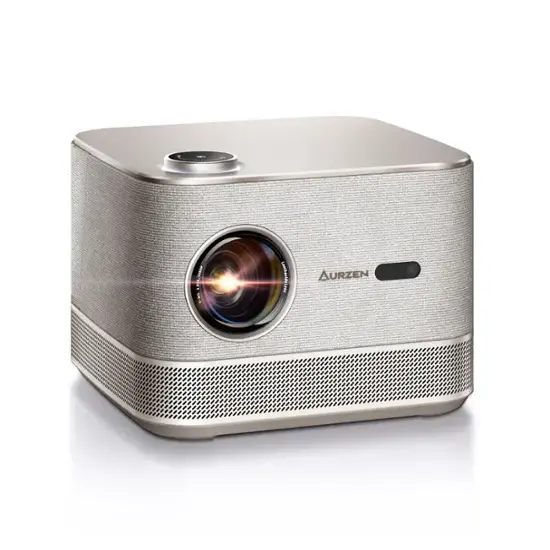 AURZEN BOOM 3 Smart Projector, 36W Speakers 3D Dolby Audio 