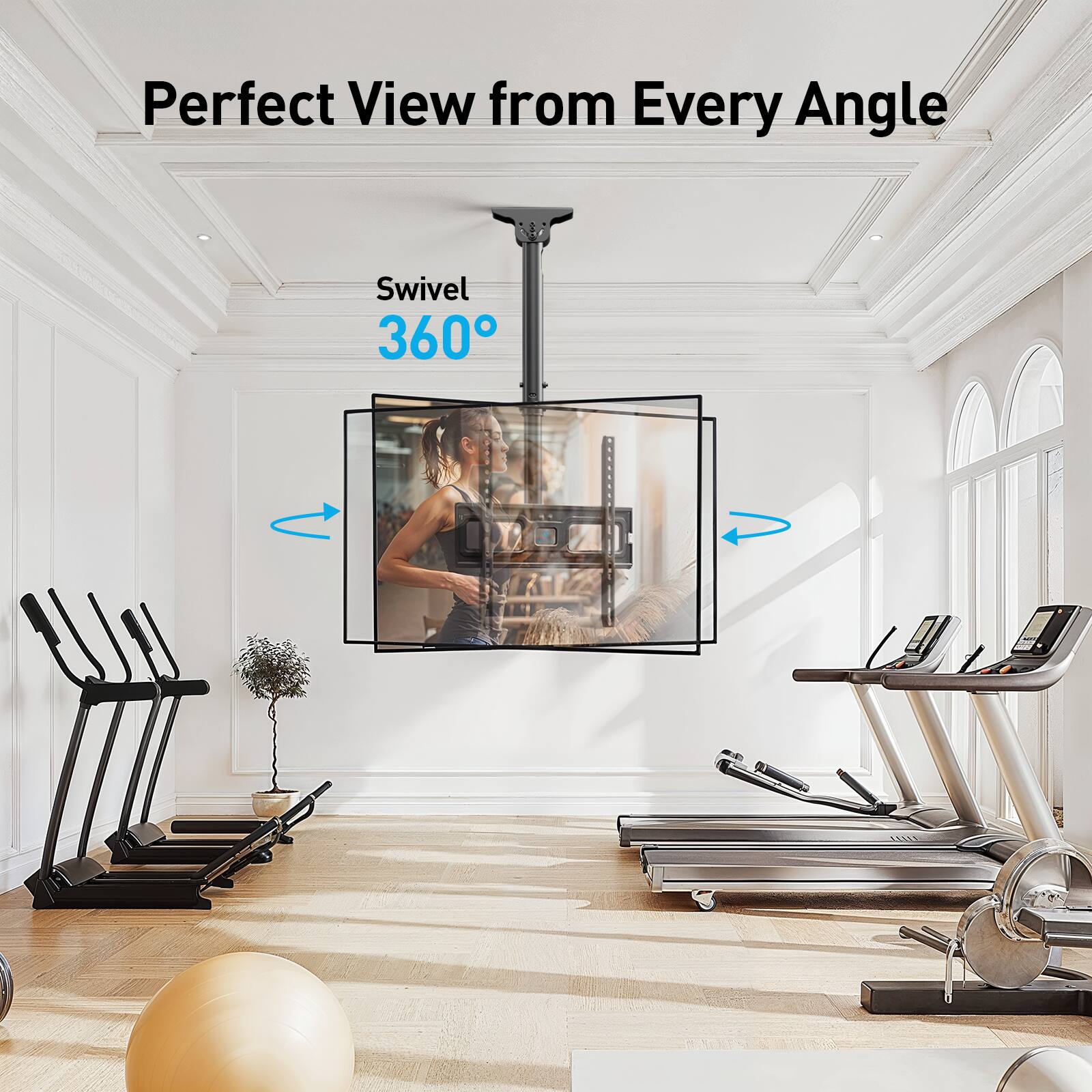 Perfect View from Every Angle

Swivel 360°