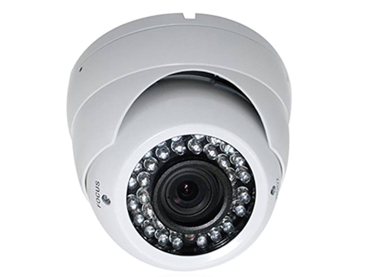 Alt View 1. Sunpentown - spt ins-d1200w outdoor 3 axis ir dome camera, 1000tvl 2.8mm to 12mm varifocal lens, 36 pieces led (white).