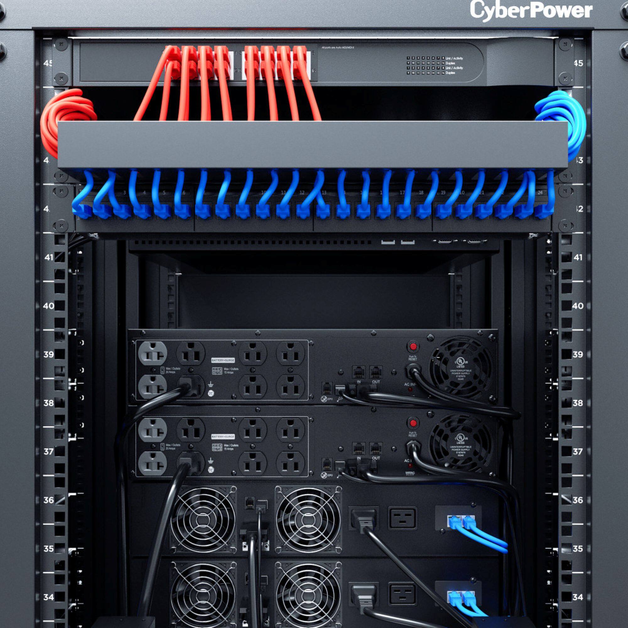Alt View 5. CyberPower - PFC Sinewave Series 2000VA Battery Back-Up System - Black.