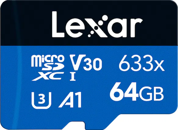 Lexar MicroSD V30 633x XC I A1 64GB
