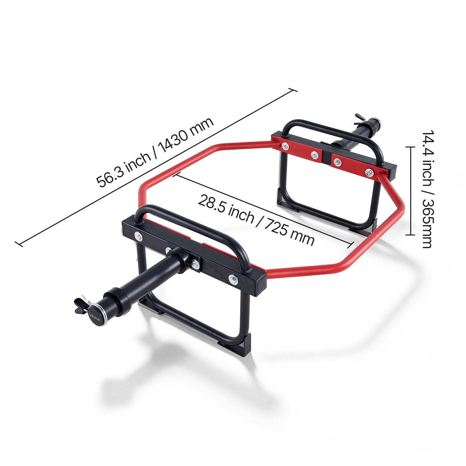 - 56.3 inch / 1430 mm
- 28.5 inch / 725 mm
- 14.4 inch / 365 mm