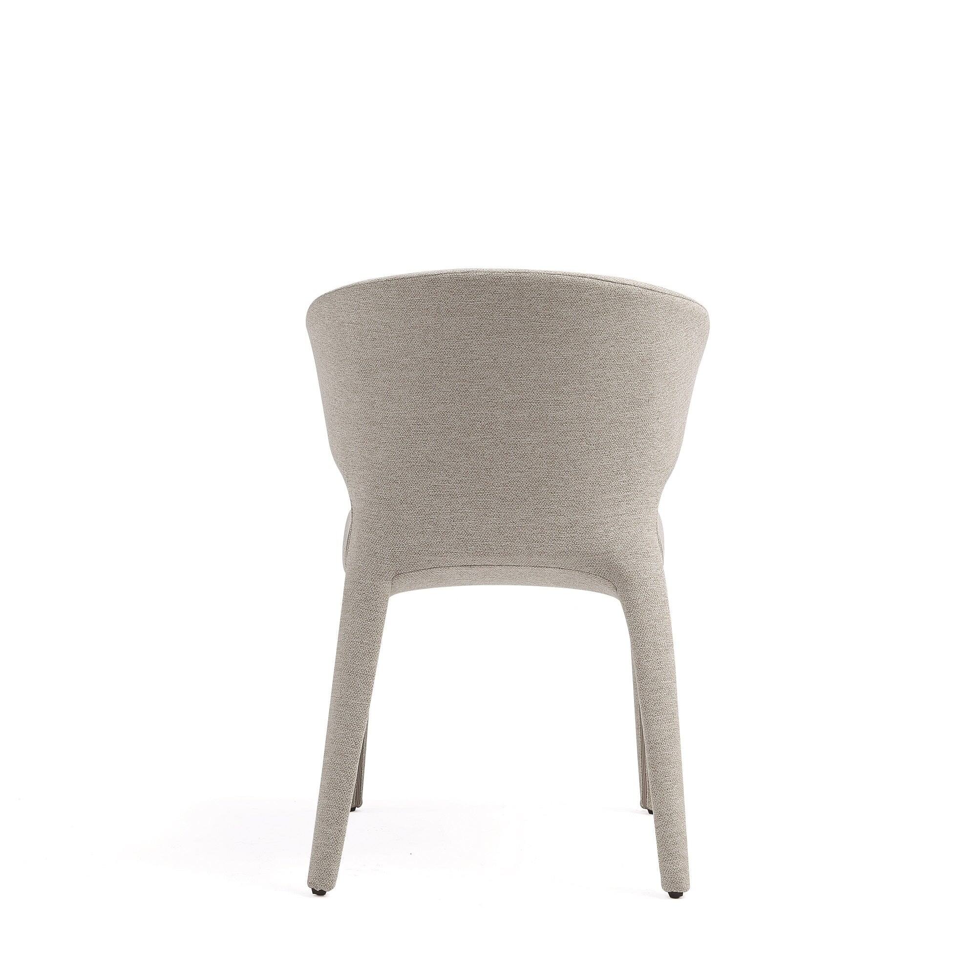 Alt View 4. Manhattan Comfort - Conrad Mid-Century Modern Upholstered Dining Chair - Set of 2 - Wheat.
