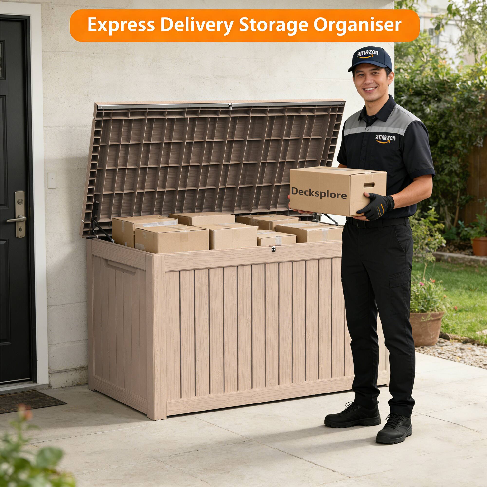 Express Delivery Storage Organiser  
amazon  
Decksplore