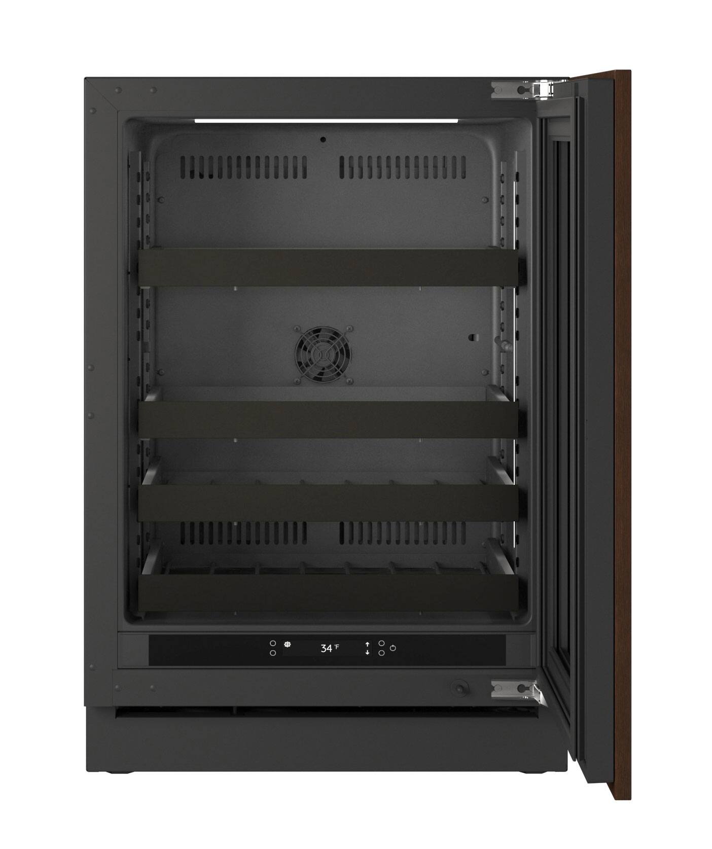 Alt View 2. U-Line - U-Line 24"W. 5.1 Cu.Ft. Built-In Beverage Center - Panel Ready Frame/Glass - Integrated Frame.
