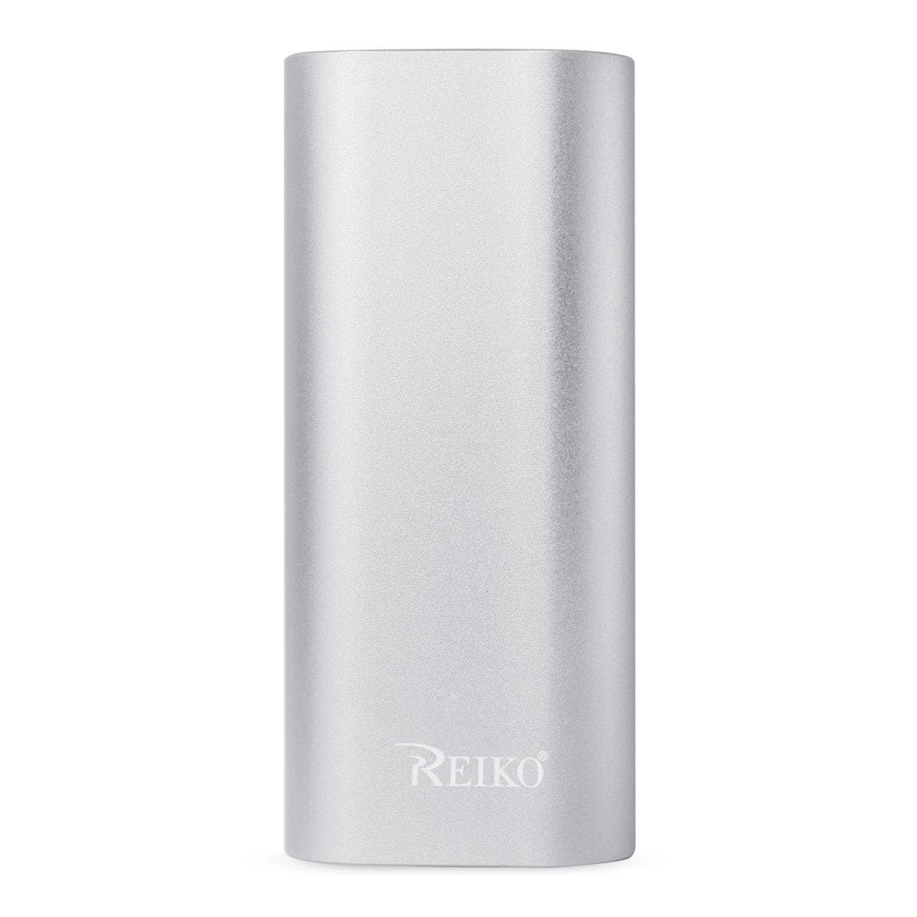 Front. Reiko - 2A5V 4800Mah Universal Power Bank With Micro Cable In Silver - Silver.