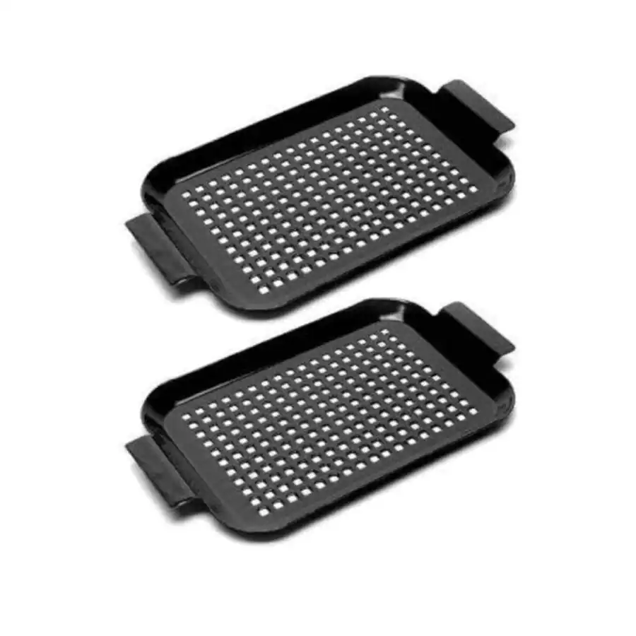 Charcoal Companion Porcelain Coated Grilling Grid (Small, 2 Pack ...
