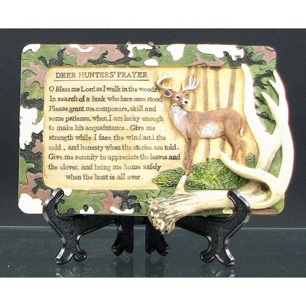 BreeBe - Deer Hunters Prayer Plaque - Multi