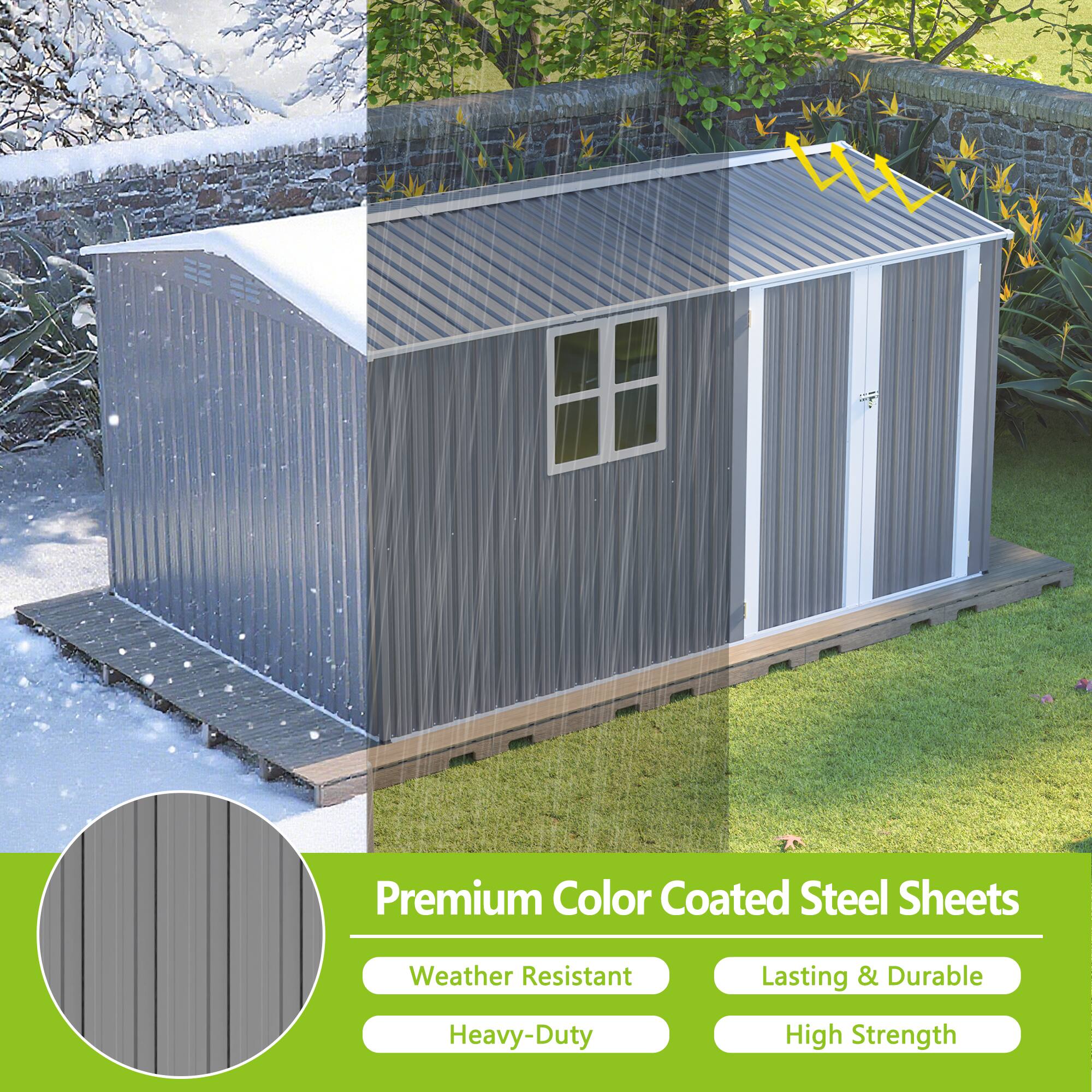 Premium Color Coated Steel Sheets

- Weather Resistant
- Lasting & Durable
- Heavy-Duty
- High Strength
