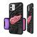 Front. Keyscaper - Detroit Red Wings Bump Case with 8.2ft Drop Protection - 16 Pro Max - Multicolor.