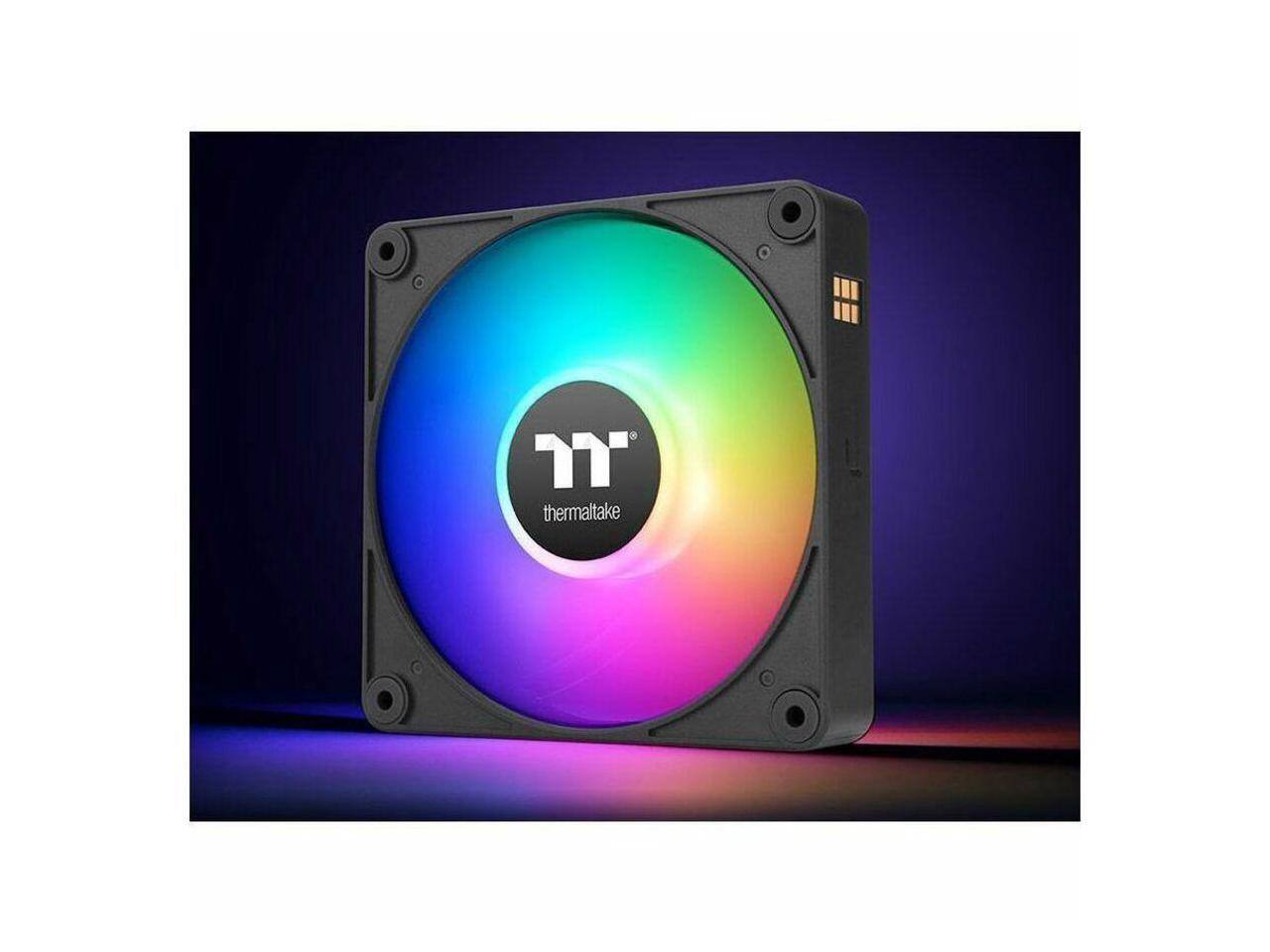 Alt View 1. Thermaltake - Thermaltake CT140 EX ARGB Sync PC Cooling Fan 3-Fan Pack 3 Pack CLF182PL14SWA - ARGB.