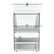 Left. Koolmore - 23 in. Commercial Countertop Bakery Display Case with Front Curved Glass and Rear Door, 2.4 cu. ft. DC-2CN - Silver.