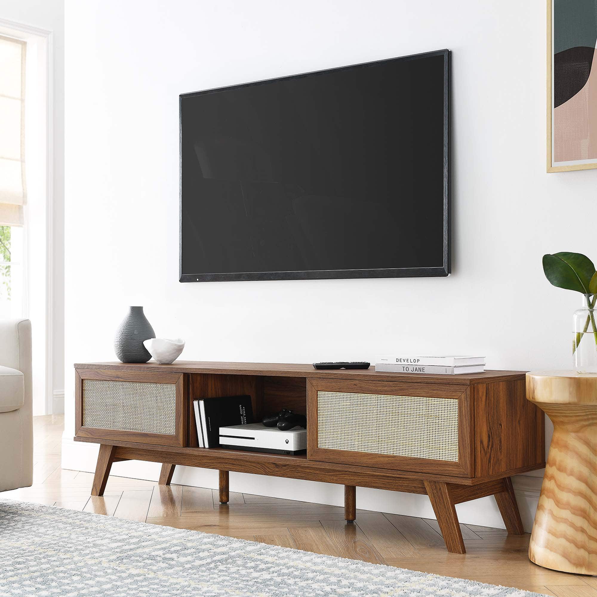 Soma 60" TV Stand by Modway - Walnut