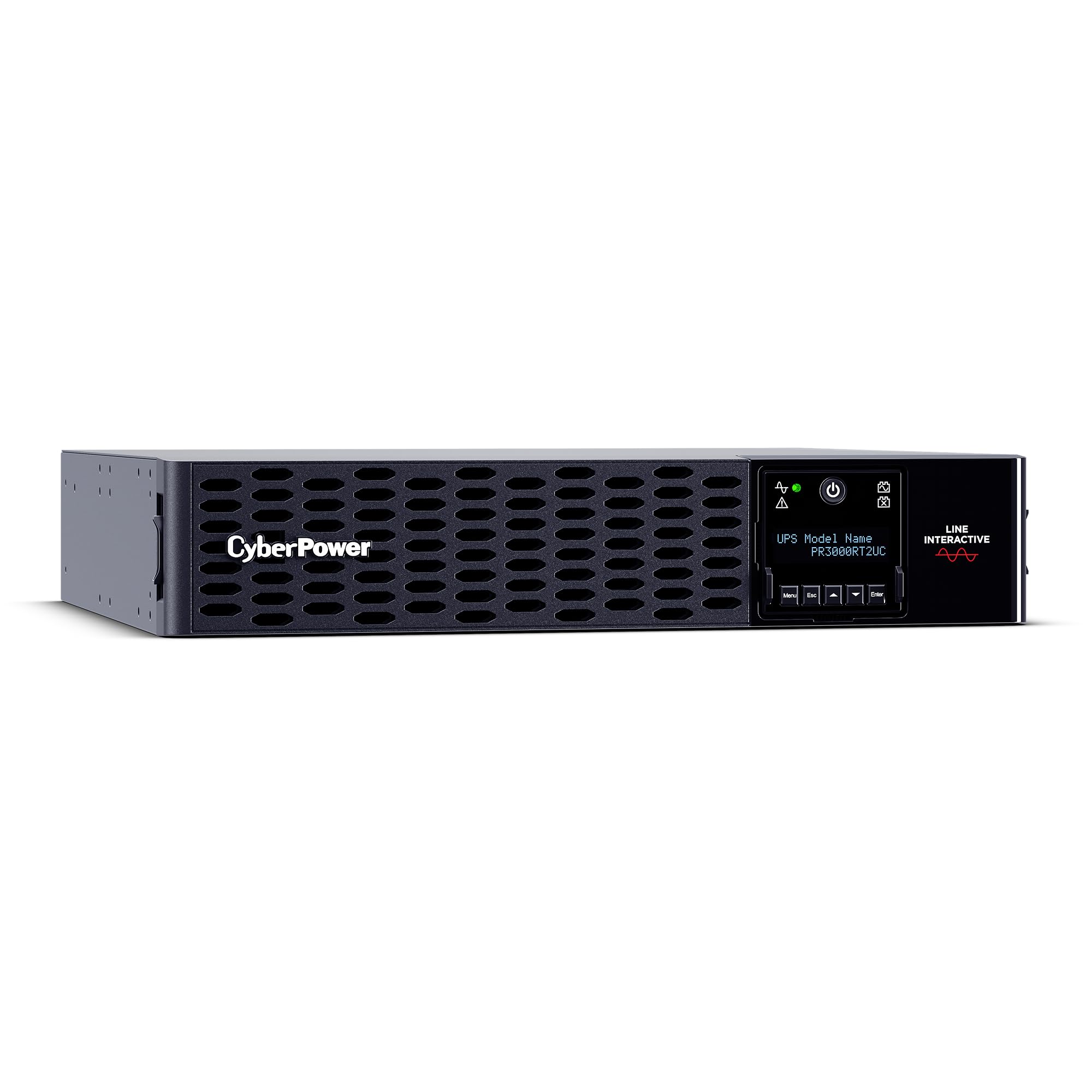 CyberPower - Smart App Sinewave PR3000RT2UC 3000VA Rack/Tower UPS - Black