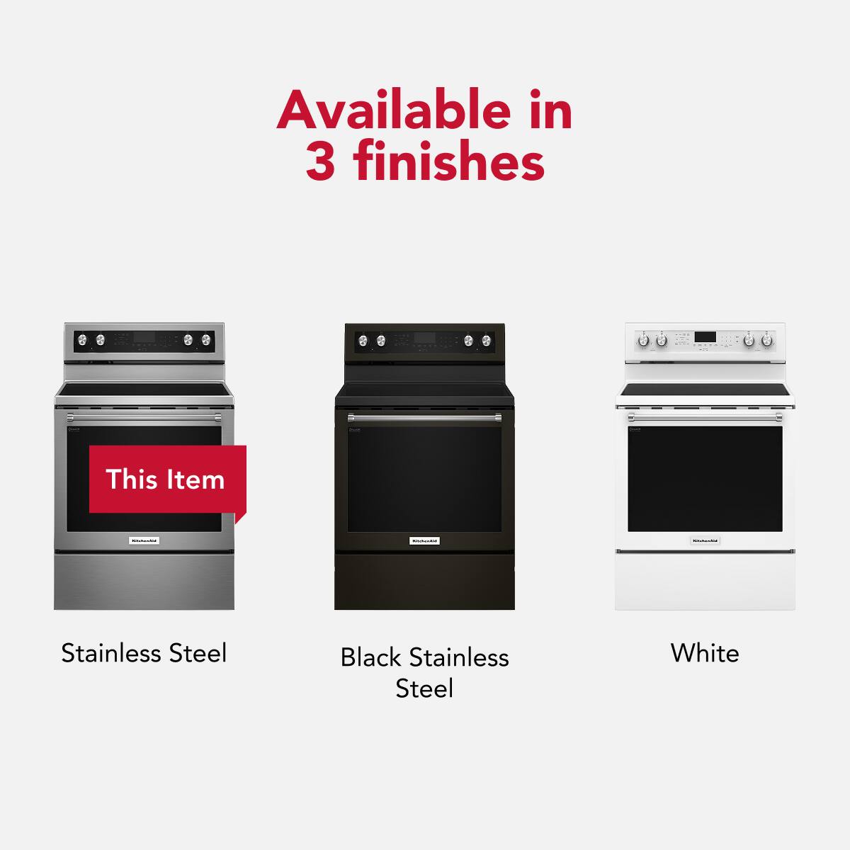 Available in 3 finishes

This Item

Stainless Steel

Black Stainless Steel

White