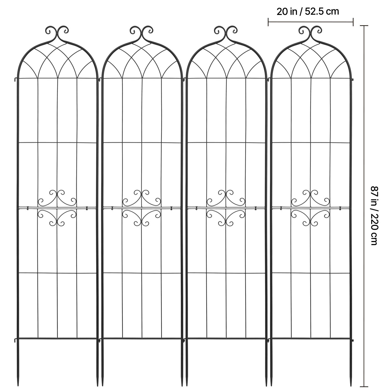 20 in / 52.5 cm  
87 in / 220 cm
