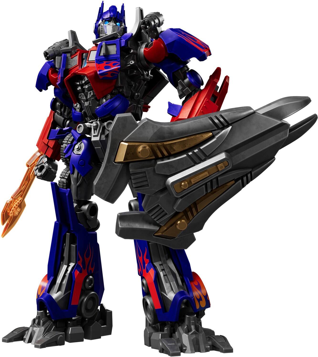 Alt View 3. PopMarket - Blokees - Transformers - Classic Class - 21: DX Jet Wing Optimus Prime Model Kit   - COLLECTIBLES - Multicolor.