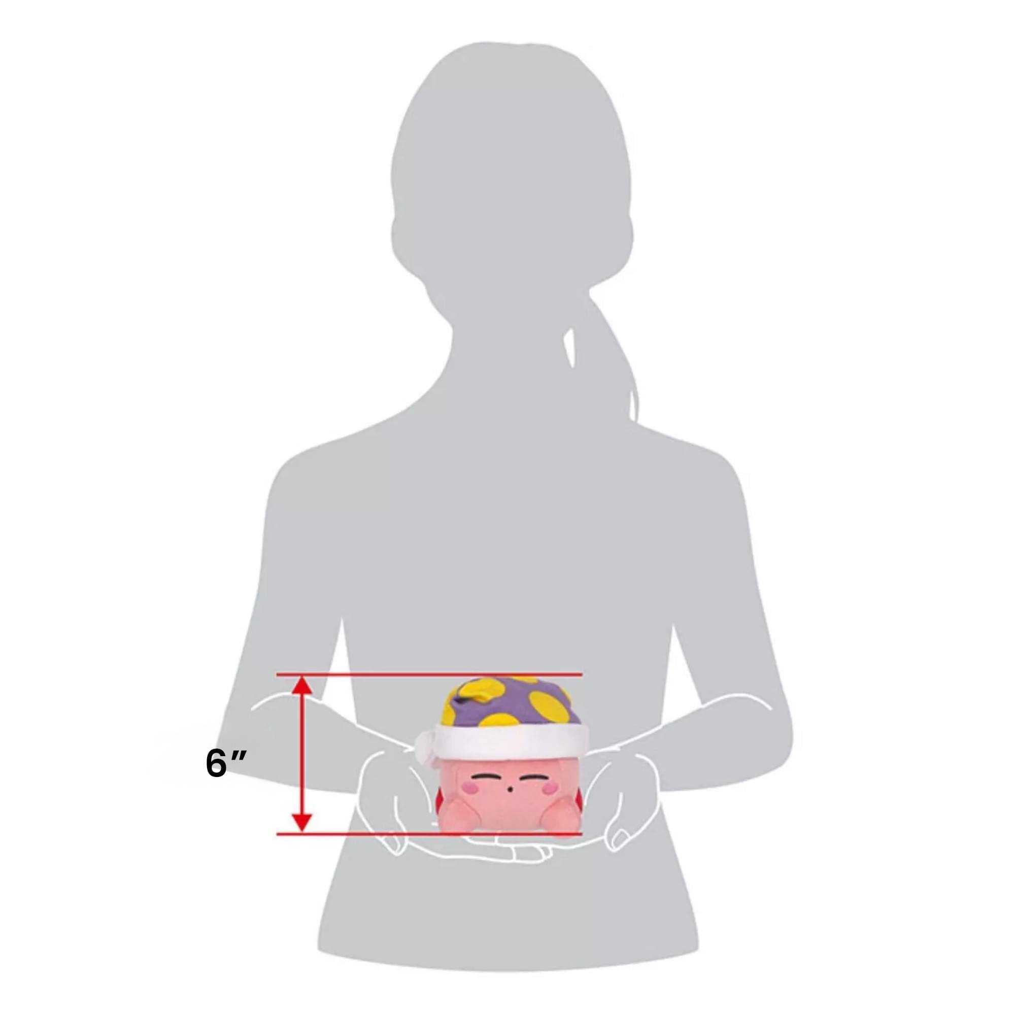 Alt View 4. Little Buddy - Kirby Sleep 6 Inch Collector Plush - Pink.