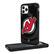 Front. Keyscaper - New Jersey Devils iPhone Mono Tilt Rugged Case - 16 Pro - Multicolor.