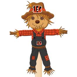 Fan Creations - Cincinnati Bengals 12" Scarecrow Yard Stake - Multicolor