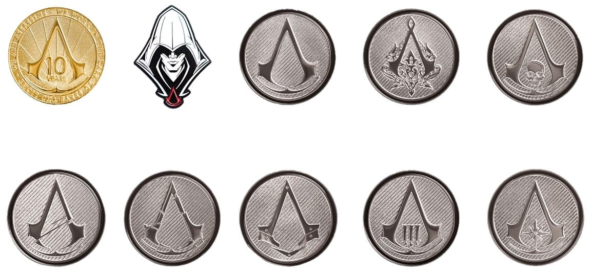 Assassin's Creed Collector Pins - One Randomly Selected Pin - Xbox One
