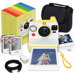 Polaroid - Now Generation 3 i-Type Instant Camera ( Yelllow) + More - Yellow