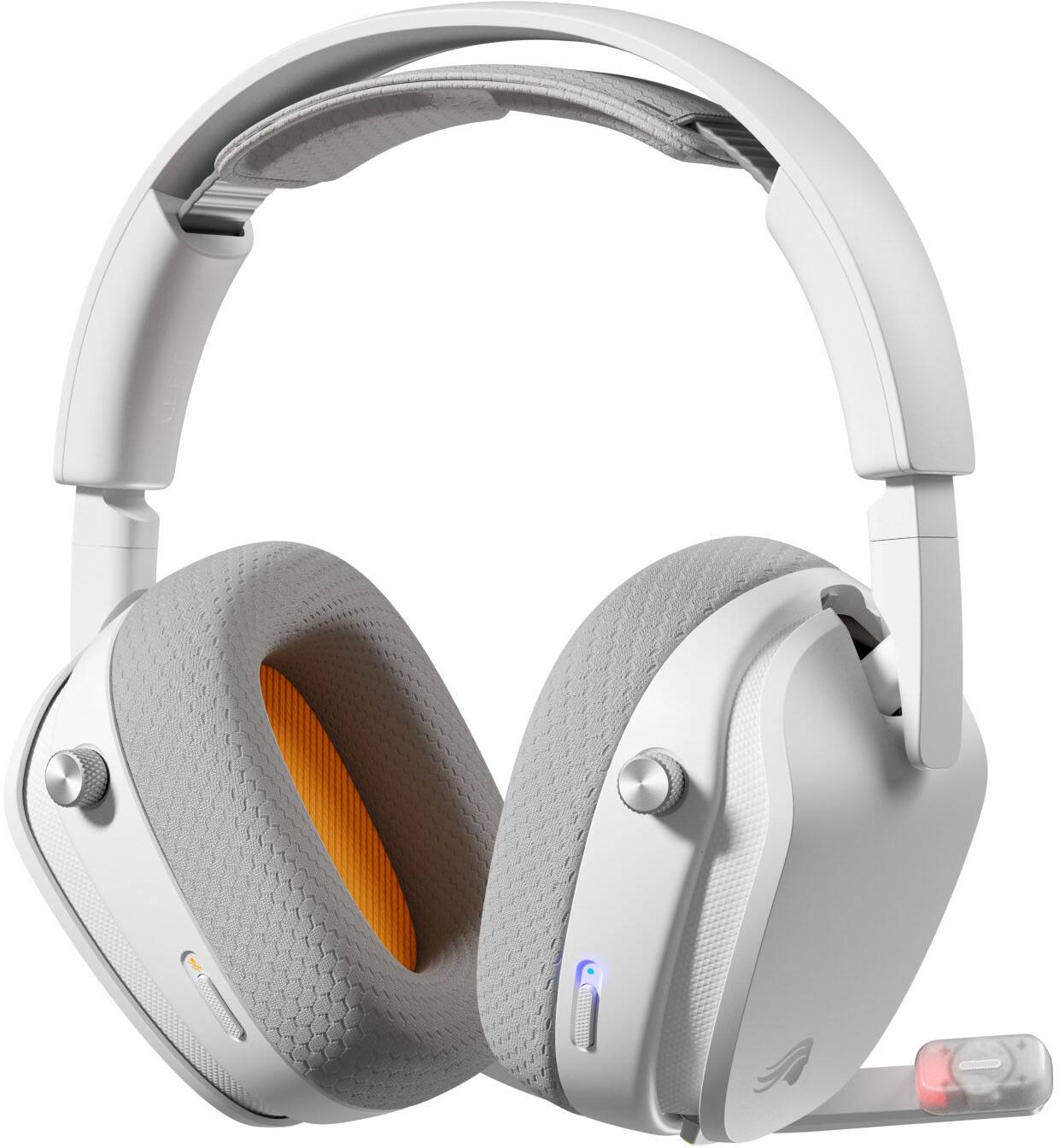 Alt View 14. Glorious - GHS Wireless InfinitePlay 2.4/Bluetooth Over-the-Ear Wireless Gaming Headset + Base Station for PC, PS5, PS4 and Switch - White.