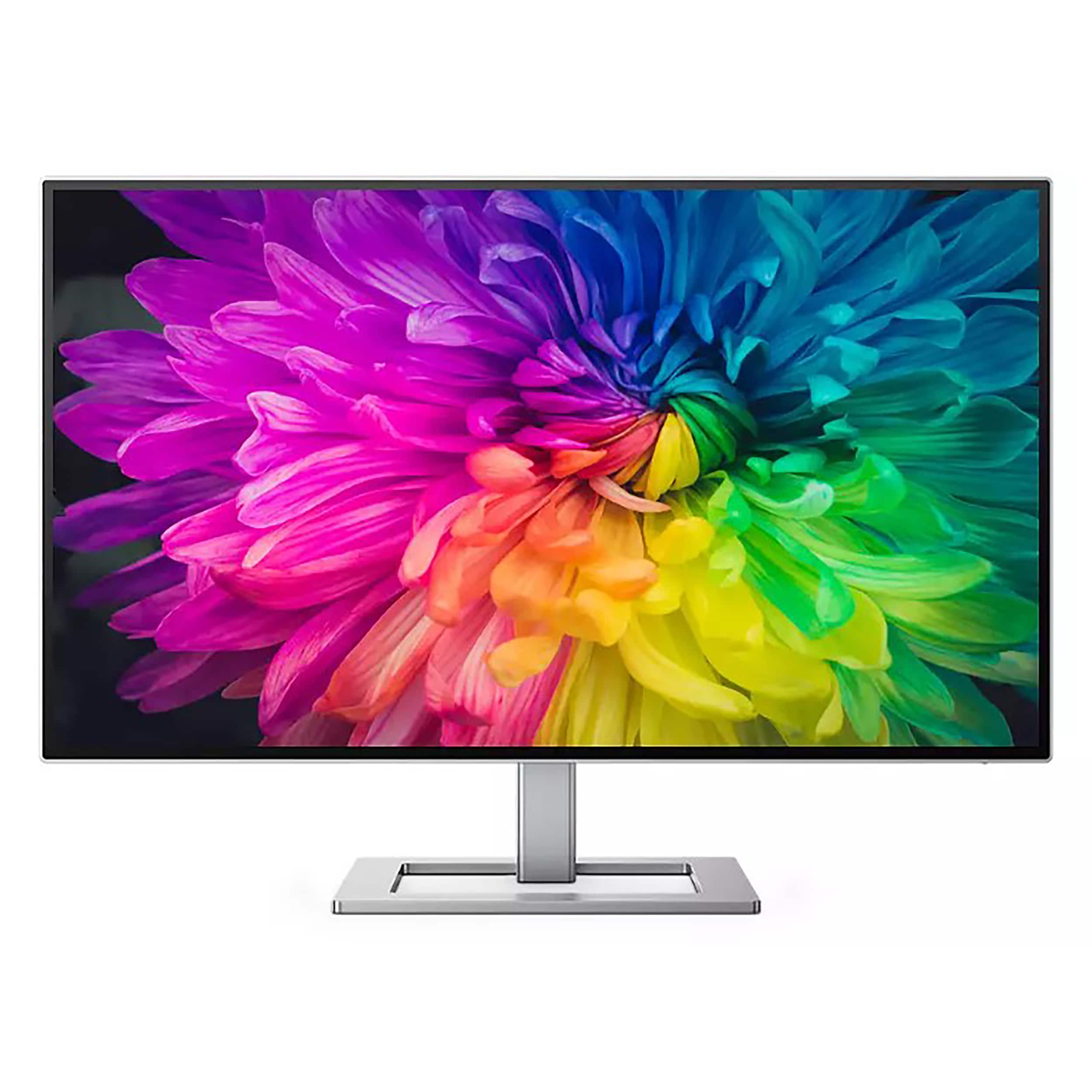 Front Zoom. Philips - 27E2F7901 27" IPS 4K UHD 75Hz 4ms Monitor with HDR (HDMI, DisplayPort, USBC) - Silver.