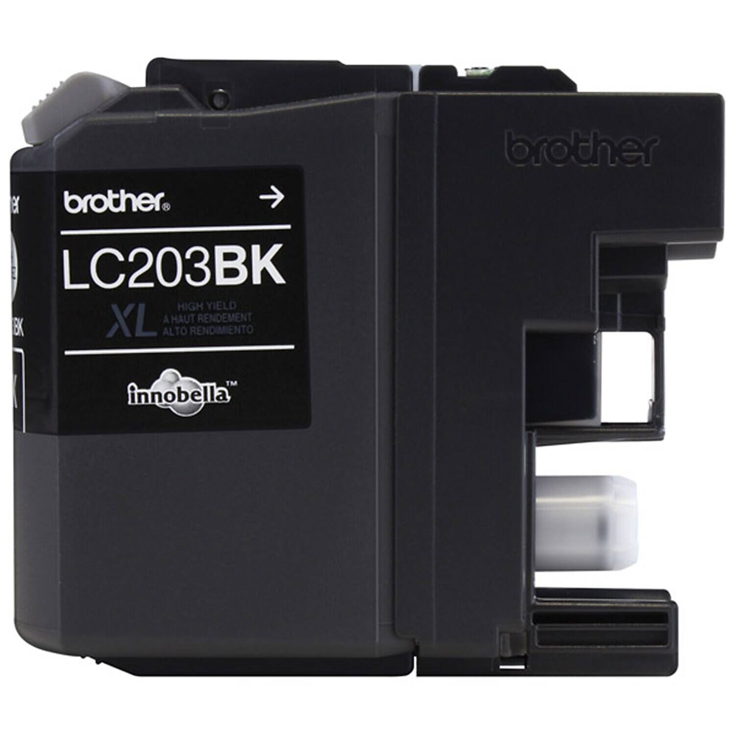 brother  
LC203BK  
XL  
HIGH YIELD  
A HAUT RENDEMENT  
ALTO RENDIMIENTO  
innobella