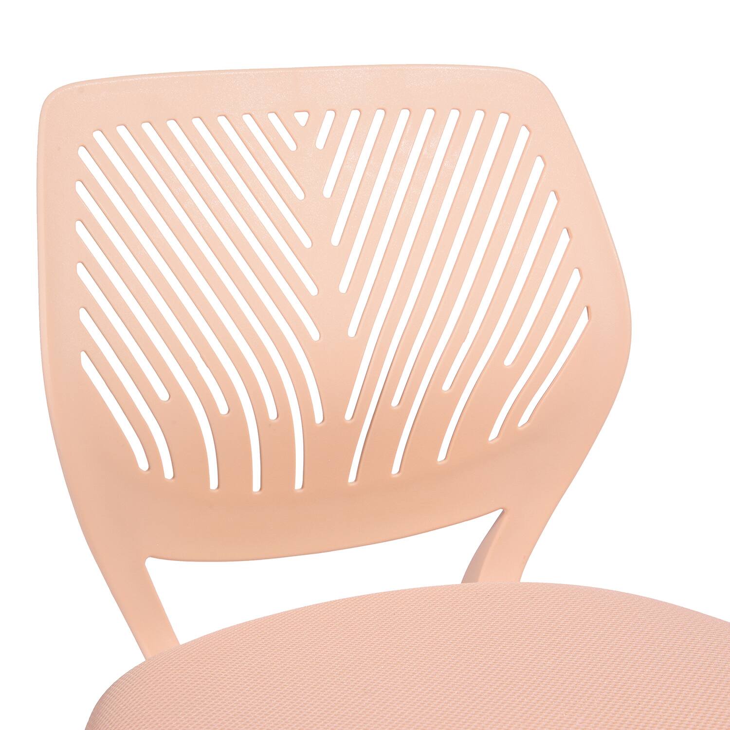 Alt View 2. Spaco - Spaco Kids Desk Chair, Height Adjustable Study Chair with Wheels, Mesh Cushion Armless Chair for Children Teens - Orange.