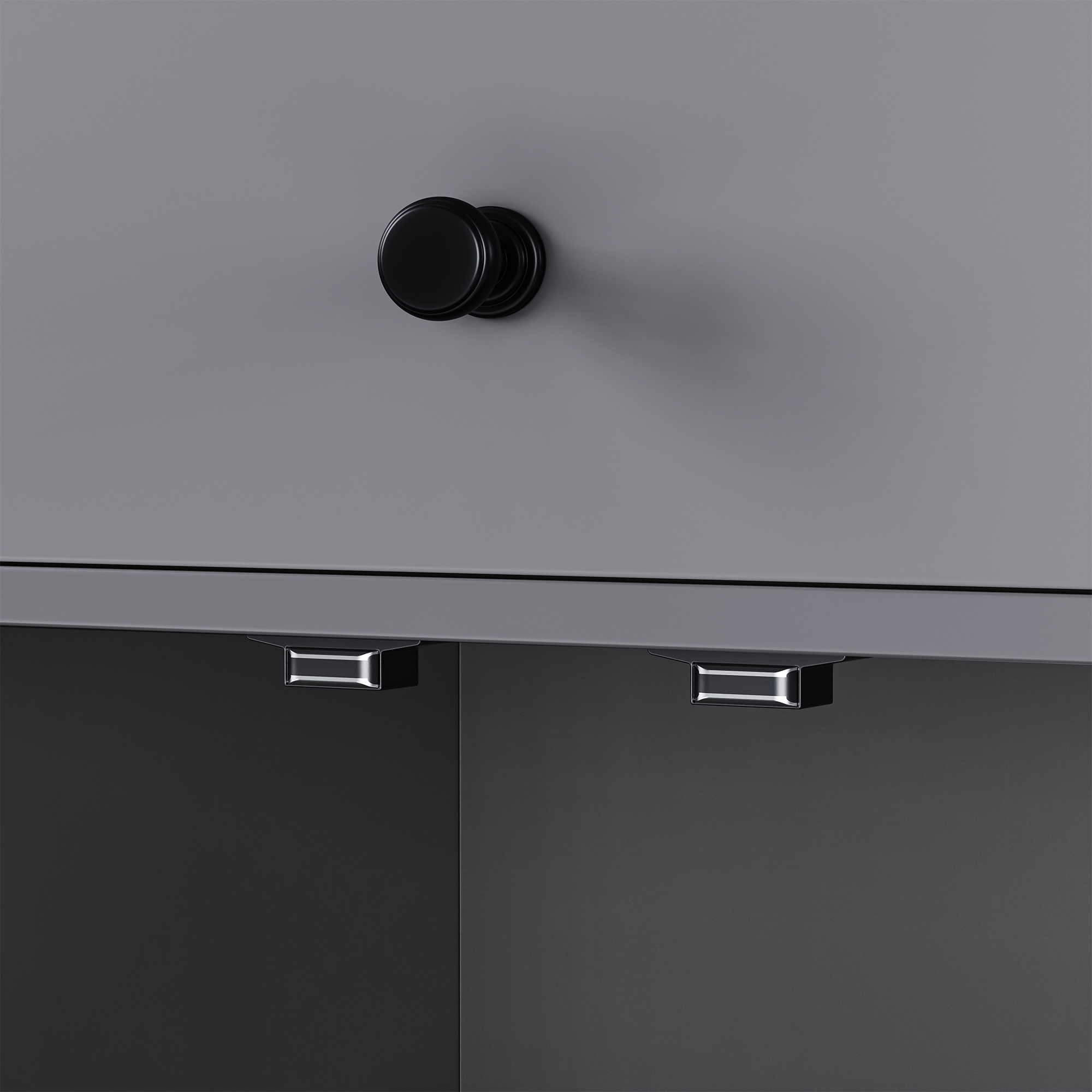 Alt View 7. PexFix - 74.5" Kitchen Island with Extendable Dining Table - Rolling Cart with 4-Door Cabinet, 2 Drawers & Spice Rack - Gray.