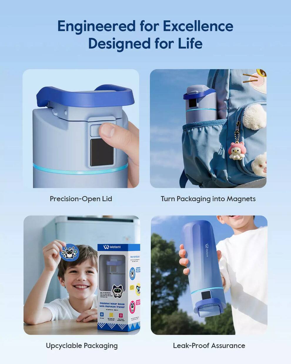 Engineered for Excellence  
Designed for Life

- Precision-Open Lid
- Turn Packaging into Magnets
- Upcyclable Packaging
- Leak-Proof Assurance