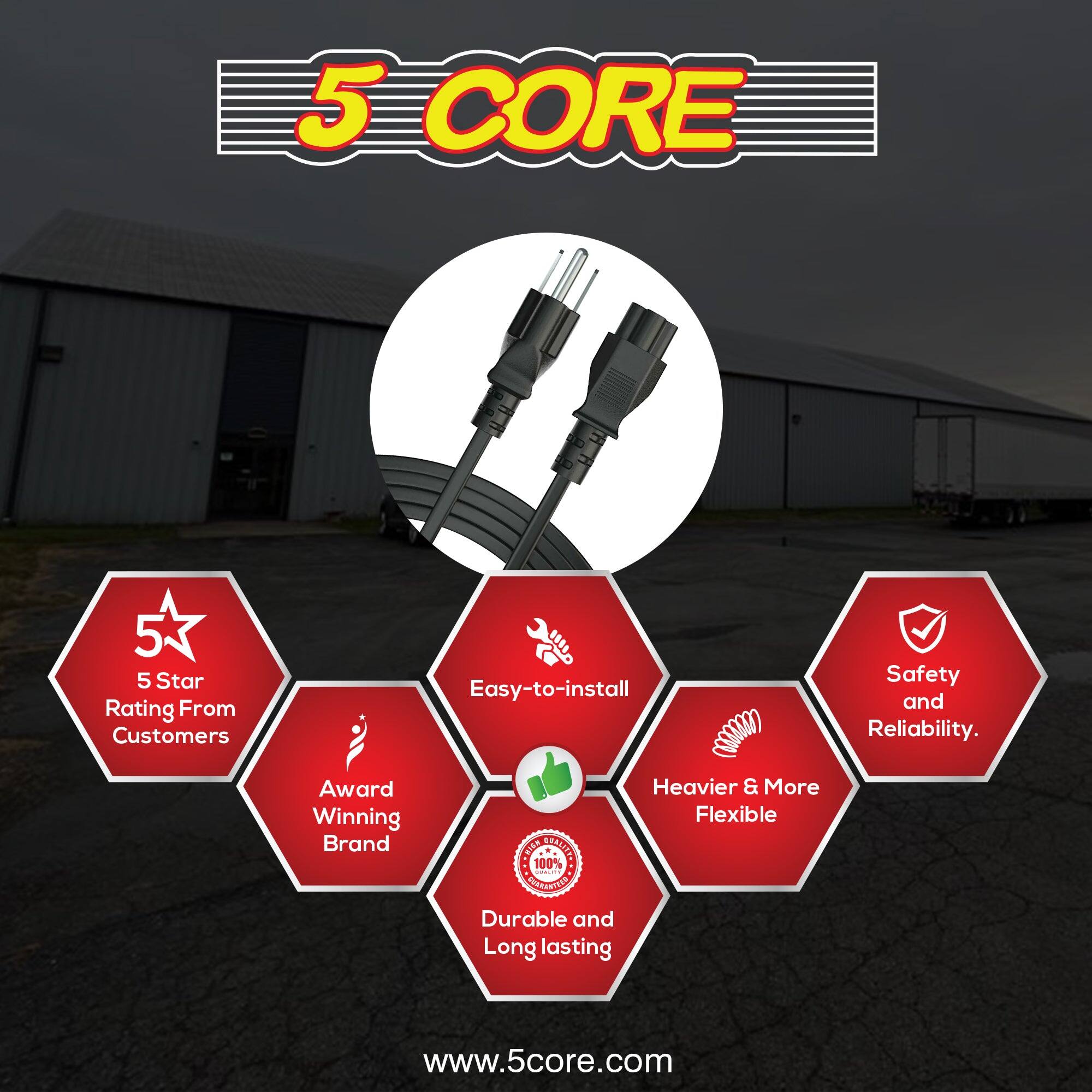 5 CORE

5 Star Rating From Customers
Easy-to-install
Safety and Reliability
Award Winning Brand
100% SOLID
Heavier & More Flexible
Durable and Long lasting

www.5core.com