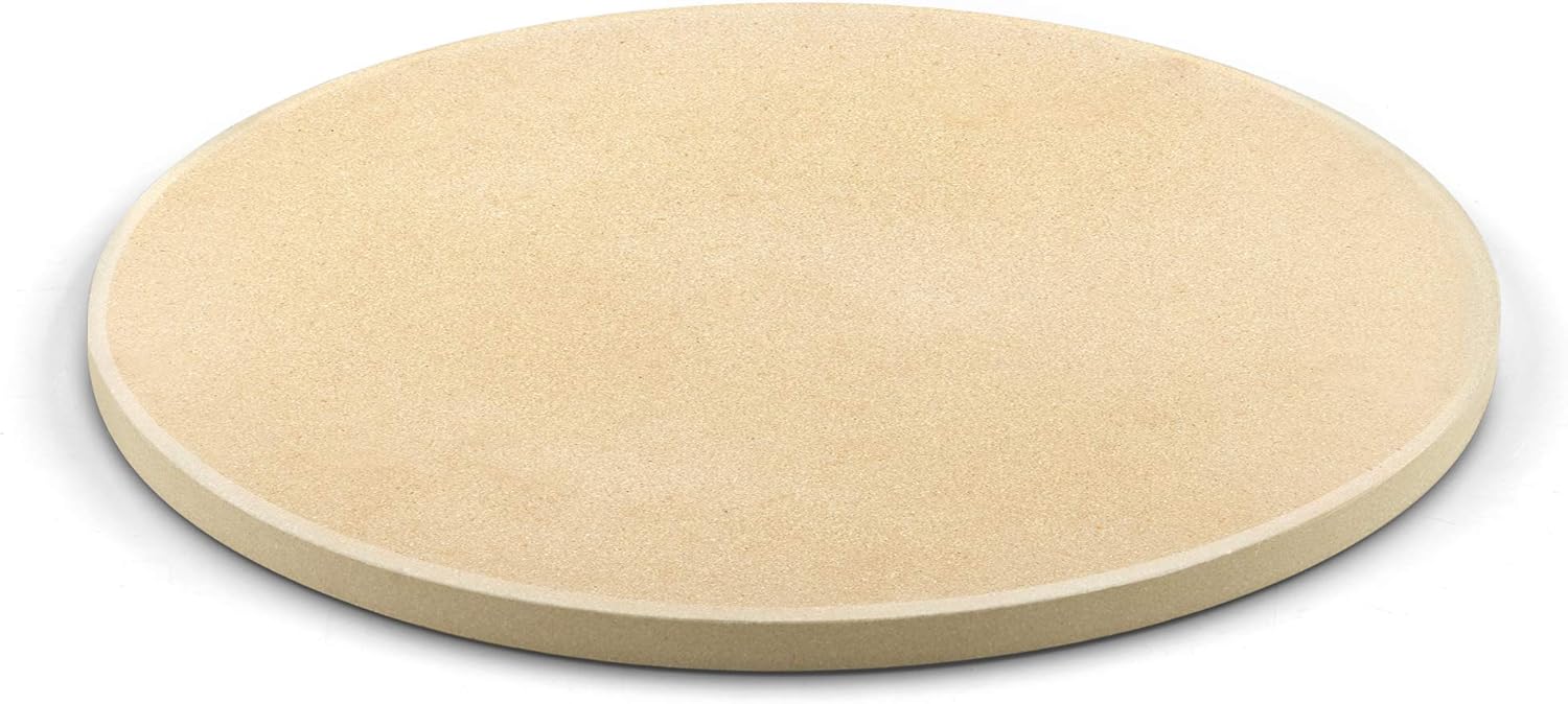 Front. Cook N Home - Cook N Home 02662 True Cordierite Pizza Grilling Baking Stone 16 inch Round x 5/8-inch thickness - YELLOW.