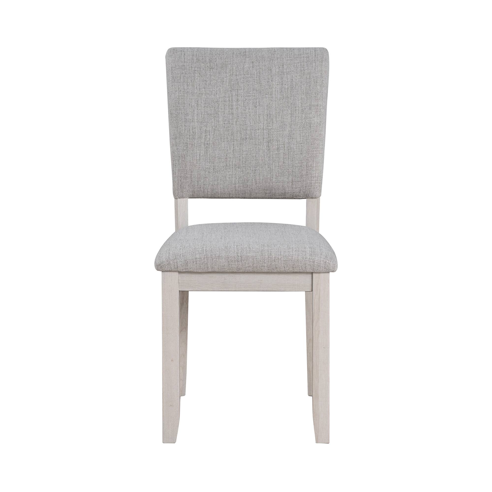 Alt View 2. Vaczon - Transitional Upholstered Side Chair Set of 4 Comfortable Foam Cushions Durable Rubberwood Legs Perfect for Dining Office - Gray.