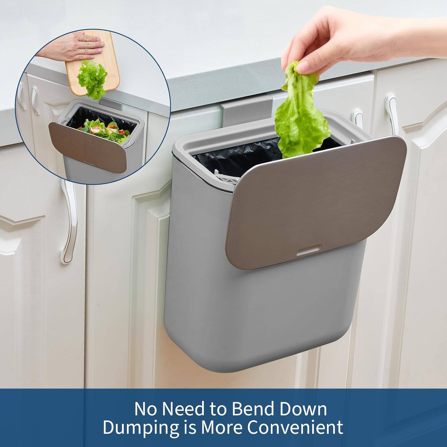 No Need to Bend Down  
Dumping is More Convenient