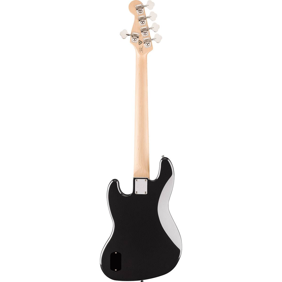 Alt View 1. Fender - Fender Squier Affinity Series Active Jazz Bass V 5-String Guitar, Black Metallic.