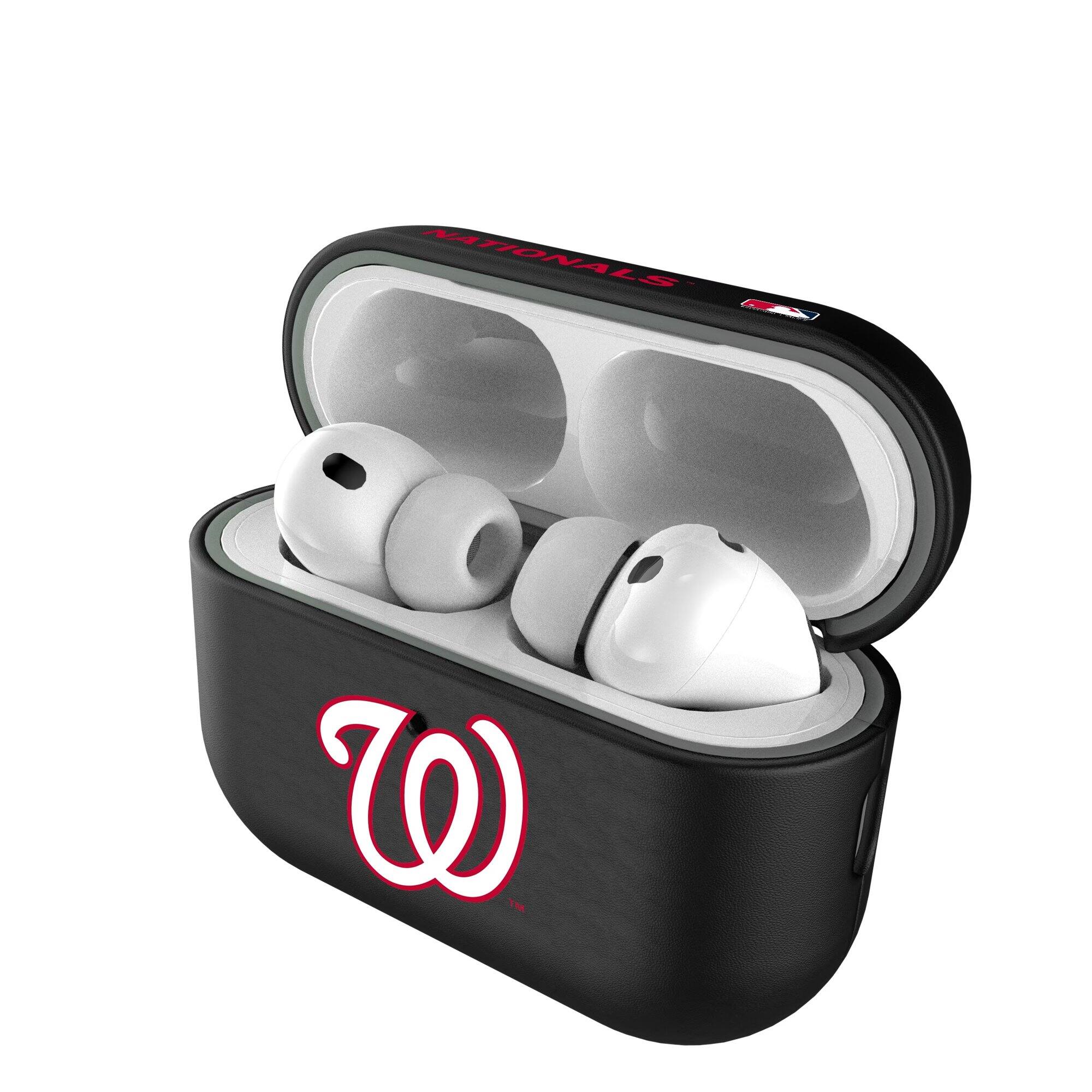 Alt View 3. Keyscaper - Washington Nationals AirPods Pro 3rd Generation Case Cover - No Size - Black.