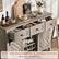 47.2" Spacious Desktop & 3 Large Drawers
Meet Various Storage Needs