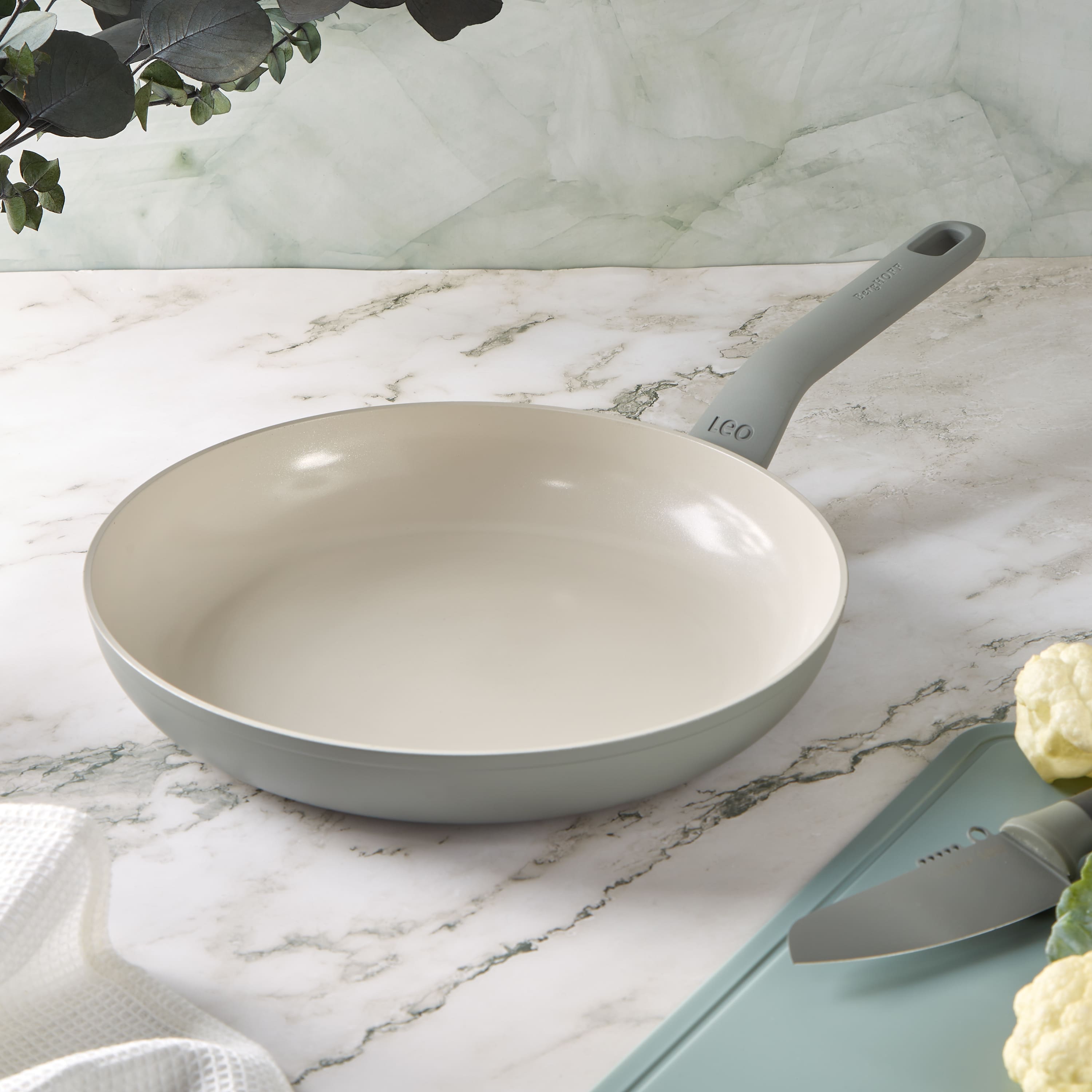 BergHOFF - Balance Nonstick Ceramic Frying Pan 11", Recycled Aluminum - Moonmist