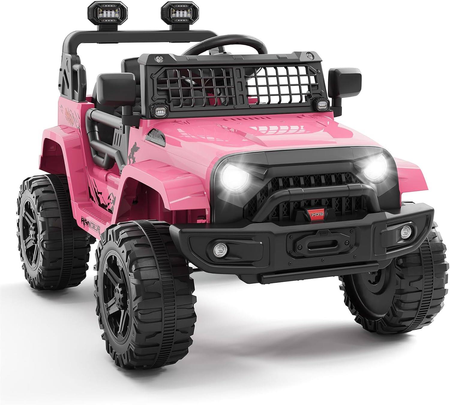 Homhougo - Ride on Truck Car, 12V Kids Electric Vehicles with Remote Control Spring Suspension, LED Lights, Bluetooth price history on PriceWatchPro