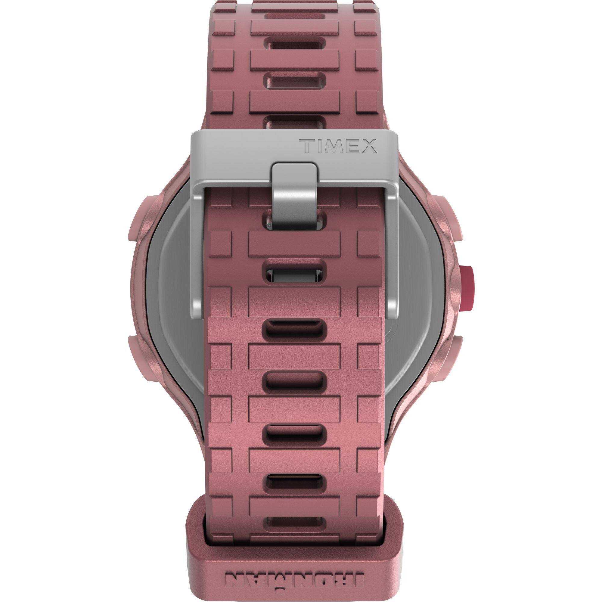 Best Buy: Timex Unisex IRONMAN T200 42mm Watch Pink Strap Digital Dial ...